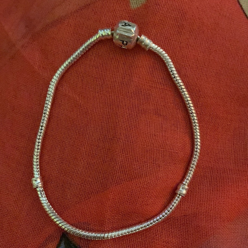 RETIRED Pandora Snake Chain Charm Bracelet. 🤍